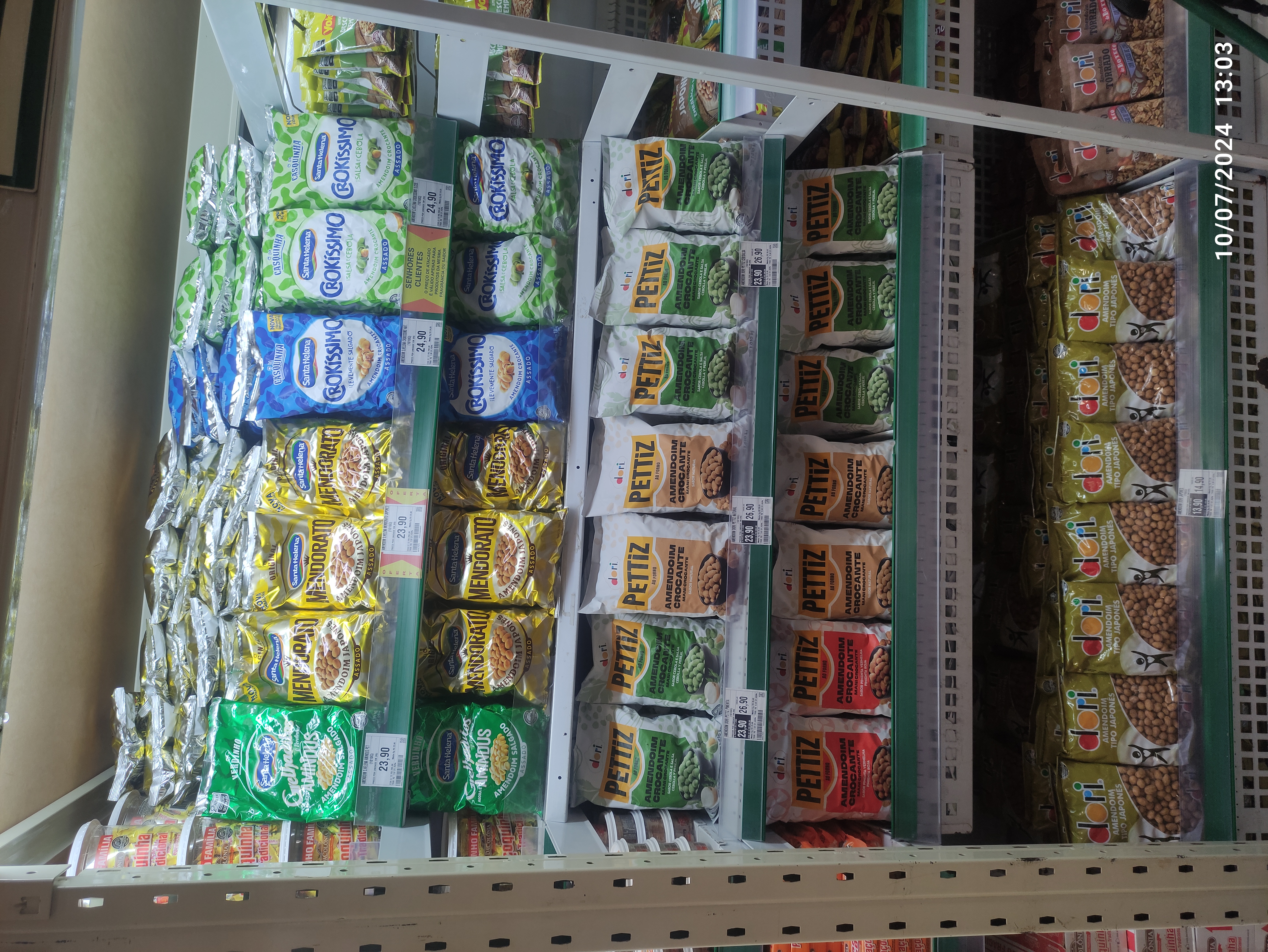 imagem do abastecimento dos amendoins da santa helena